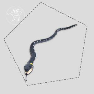 Felt and Soul - Sikló gyapjú filc figura letölthető szabásminta